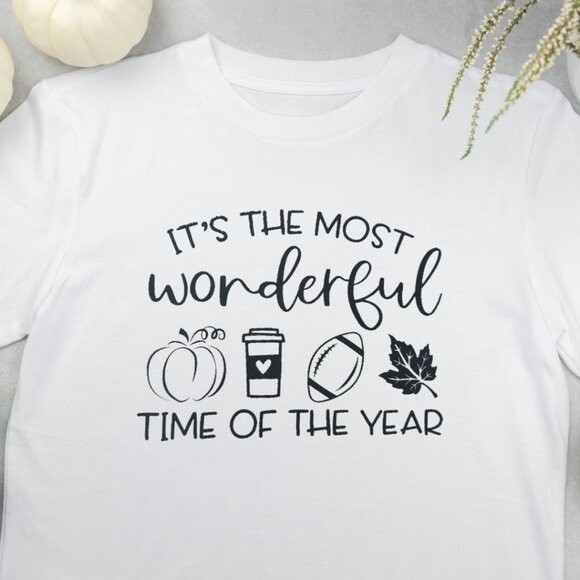 NWOT - FALL - Its the most wonderful time of the year Tshirt - Picture 1 of 2